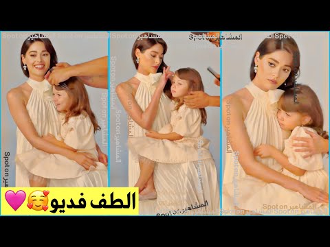 كواليس لطيفة لسيماي بارلاس و ساره يلماز من تصوير بوستر مسلسل غريب في المرآه ساره نعسانه