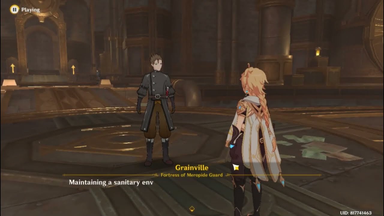 Genshin Impact - Mini Puzzle - Goncourt, Roussimoff, Maupoil, & Grainville Fortress Of Meropide