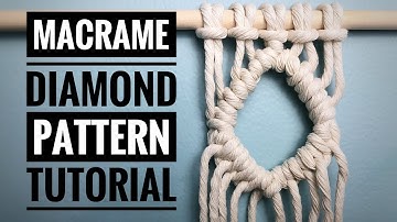 💎 Macrame Diamond Pattern Tutorial