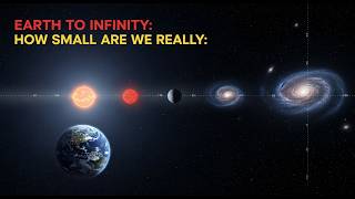 Earth to Infinity: How Small Are We Really?   #universe #earth #educationalcontent  #physics