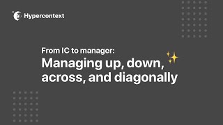 From IC to manager: Managing up, down, across, and diagonally with Benyamin Elias of ActiveCampaign screenshot 1