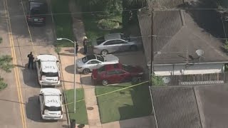Man killed in apparent domestic violence-related shooting in N. Harris Co. | Raw video from Air 11