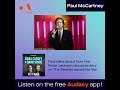 Paul McCartney feels Peter Jackson’s documentary on The Beatles might have saved his life. #shorts