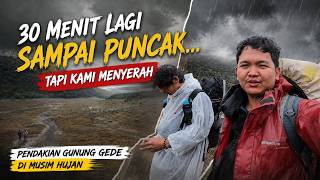 Kena Hujan & Badai Waktu Mendaki Gunung Gede via Putri di Alun Alun Surya Kencana
