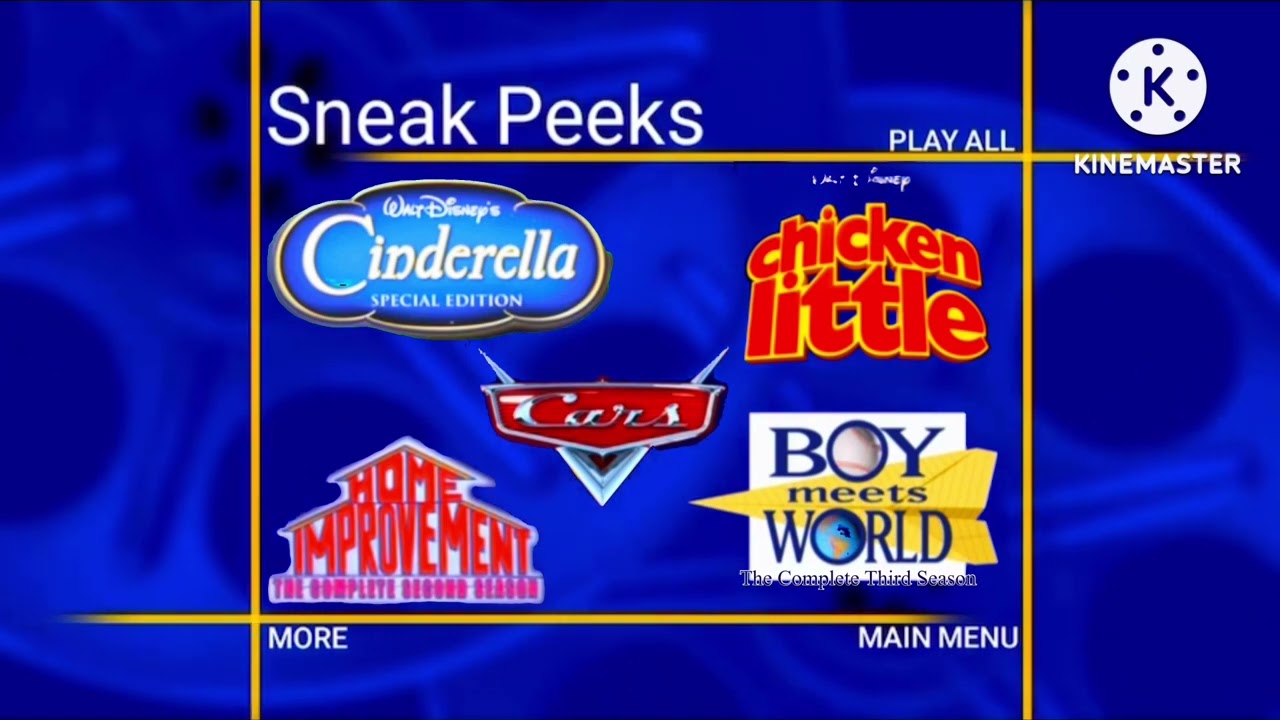 Sneak Peeks Menu from Sabrina, The Teenage Witch: The Complete Fourth Season 2005 DVD (What if?)