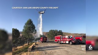 Evacuations issued at campground in north SLO Co after vegetation fire sparks
