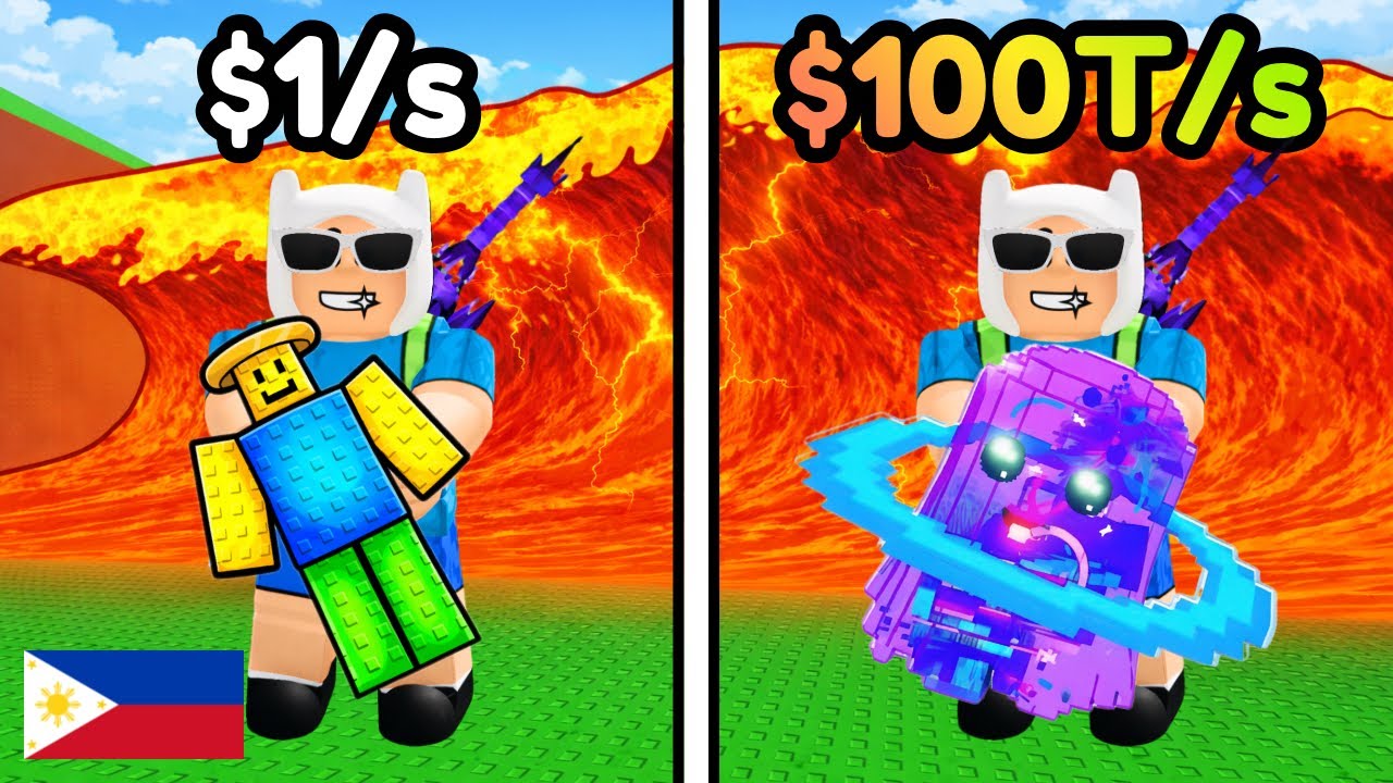 $0 To $1 TRILLION RACE In Escape Tsunami For Brainrots… (Tagalog)