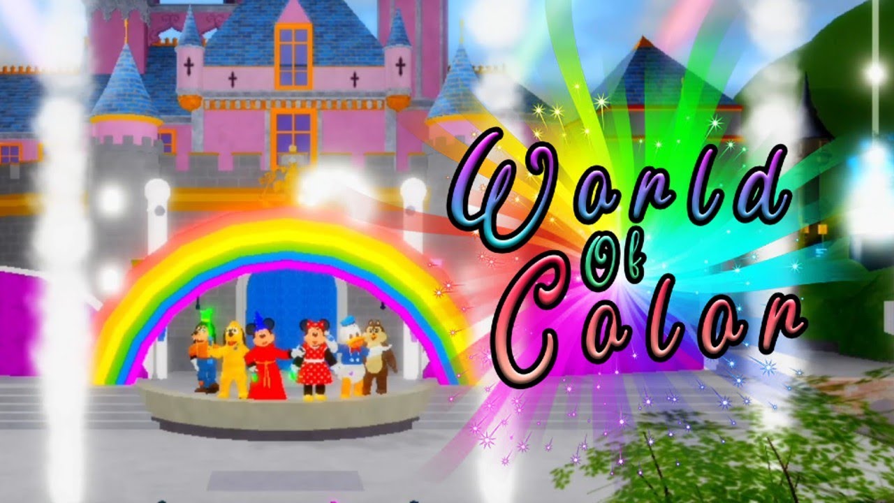 World of Color Stage Show || Disneyland Adventure Roblox