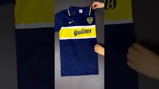 Retro Boca Juniors Home Soccer Jersey 1997/99💙💛Classic Legends Era! Would You Rock This\ Kit Today?