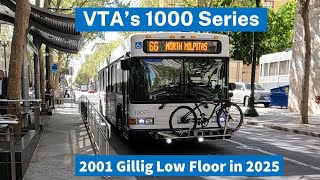Riding VTAs Oldest Bus in Service: 1007 in April 2025