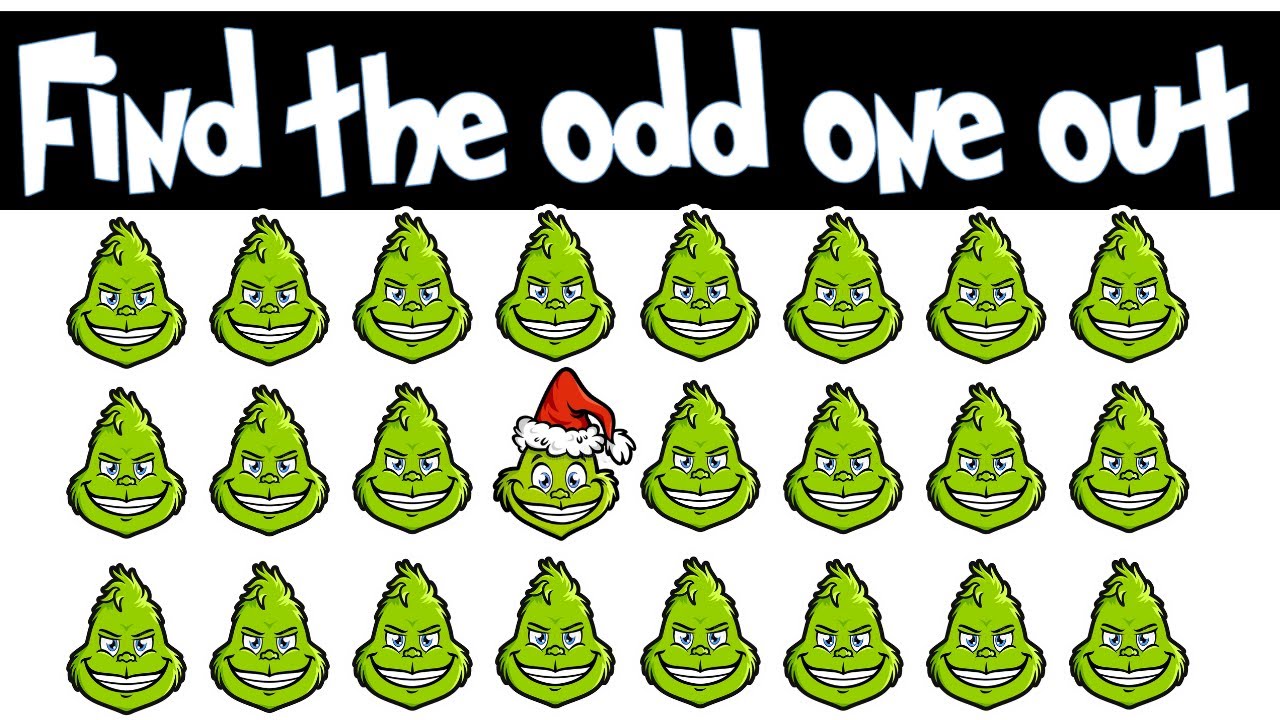 ☃️ FIND the ODD CHRISTMAS OUT🎄 | WINTER PUZZLE BRAIN BREAK | Just Dance ...