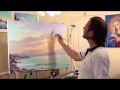 Уроки живописи Игоря Сахарова: Закат на море