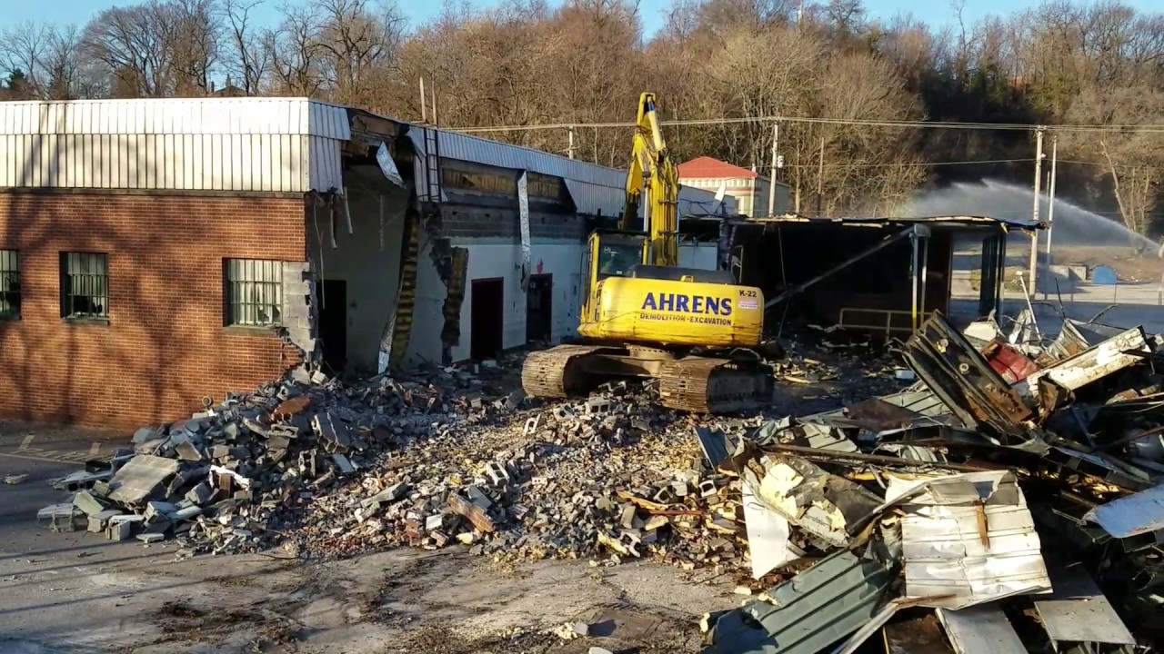 Demolition of Alton Post Office YouTube