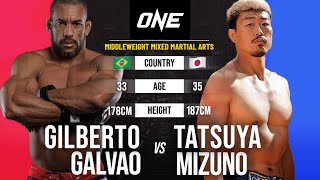 INSANE MMA SCRAP 🤯😵 Gilberto Galvao vs. Tatsuya Mizuno