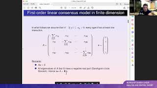 Workshop on Non-Linear Analysis and Control Theory - Day 1 / Session 06