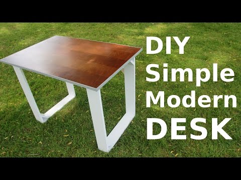 diy-simple-modern-style-desk