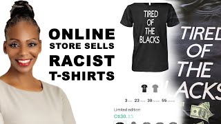 Online Store Sells Limited Edition Racist T Shirts by African Diaspora News Channel 2,515 views 7 days ago 3 minutes, 21 seconds