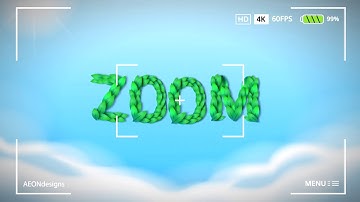 Intro ZOOM Official [4K/60Fps]