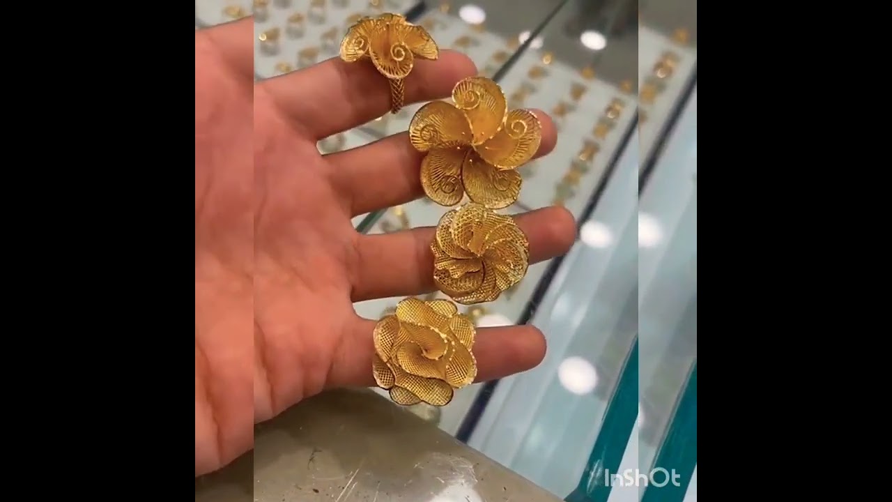 Gold Flower Rings Subscribe my channel for more videos and updates about Gold
