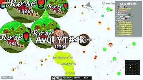 AGAR.IO SERVER TAKEOVER WITH BOTS #103 || OP-BOTS.COM