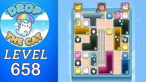 Drop The Cat Level 658 Walkthrough