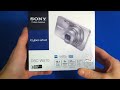 Unboxing Sony Cyber-shot 16.1MP Digital Camera DSC-W570 Black (HD 720p)