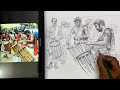 Figure illustration drawing with pencil by shashank shukla  entrance exam preparation