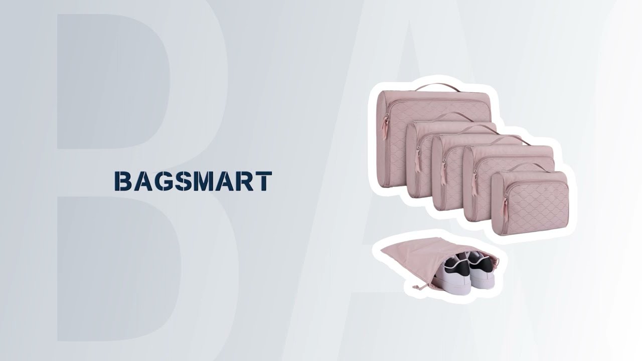 The Bagsmart Compression Packing Cubes Are on Sale at