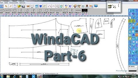 Winda CAD (Grading and Marker)Part-6