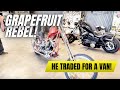 Grapefruit Rebel: A Hardtail Chopper Built to Trade