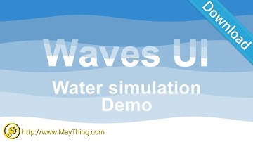 Unity3D Waves UI - Water Simulation