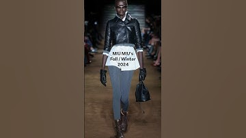 Miu Miu’s Fall / Winter 2024 l #miumiu #2024 #FallFashion #WinterFashion #Runway #fashion