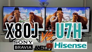 Sony X80J vs Hisense U7H: Smart TVs 4K con Dolby Vision / ¿Cuál tiene HDMI 2.1?