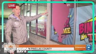 Storm leaves heavy damage in Pinellas County