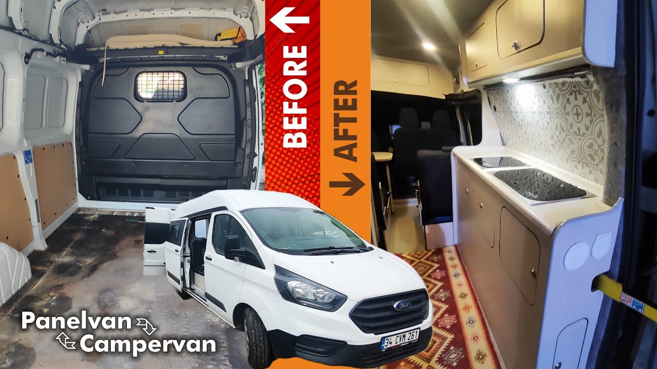 Custom panelvan kamyonetten; campervan karavan