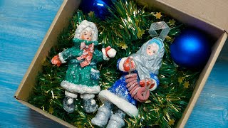 картинка: Новогодняя игрушка из ваты. Ватное папье-маше