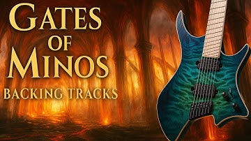 🎸 Gates of Minos | Progressive Cinematic Guitar Backing Track in D Minor (4/4 – 162 BPM)