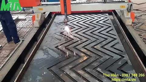 Máy cắt Plasma CNC cắt hoa văn tại Phú Yên