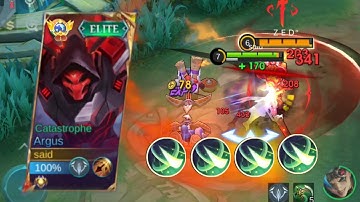 GLOBAL ARGUS NEW UNLIMITED PASSIVE BUILD AND EMBLEM!! (unli hit) BEST FOR TEAMFIGHTS 🔥