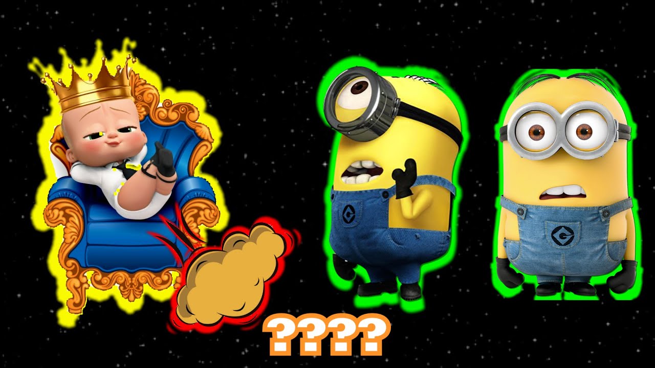 Boss Baby Fart and Minions Boo Farting Sound Variations in 46 Seconds