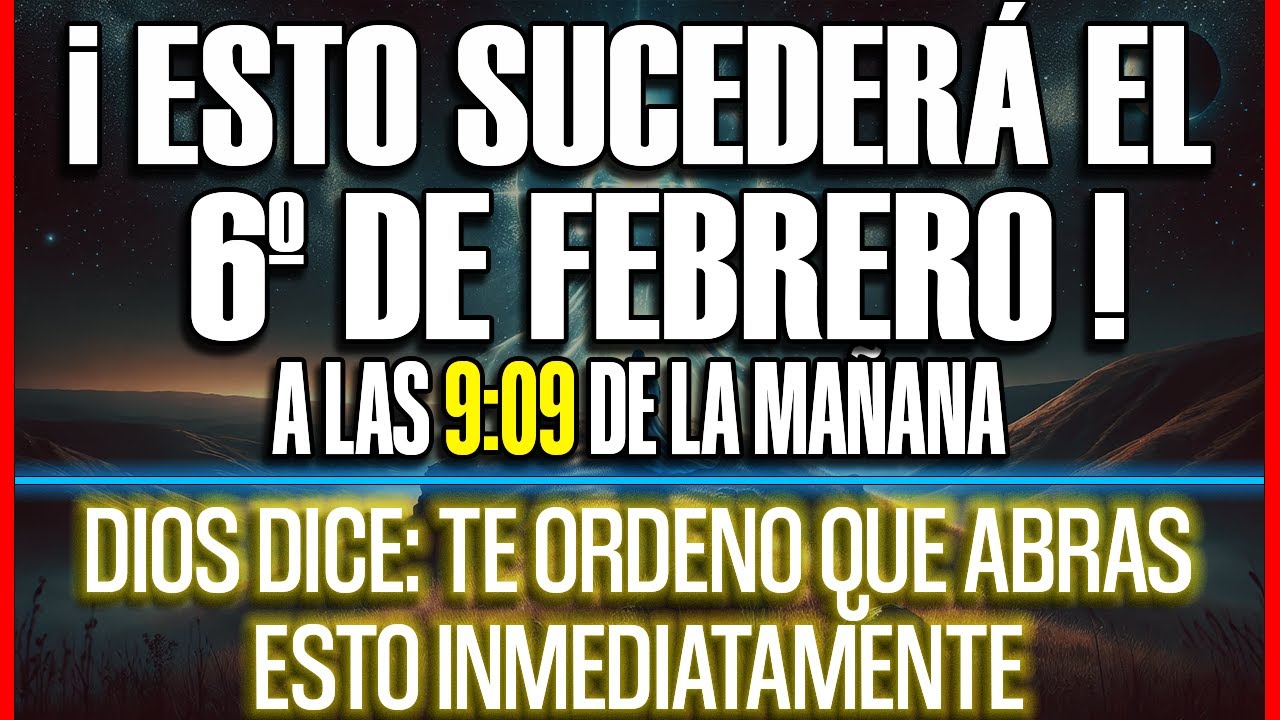 DIOS DICE: EL ARCÁNGEL MIGUEL REVELA QUE ESTO SUCEDERÁ MAÑANA - YouTube