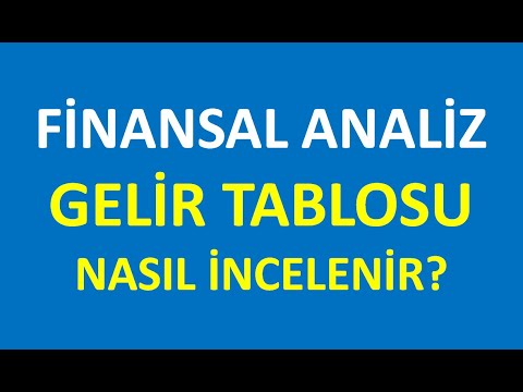 Video: Ortak büyüklükteki gelir tablosunun yüzdesini nasıl buluyorsunuz?