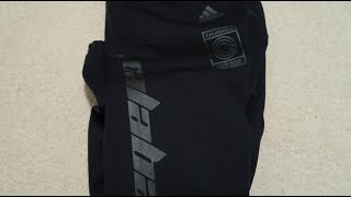 yeezy black track pants