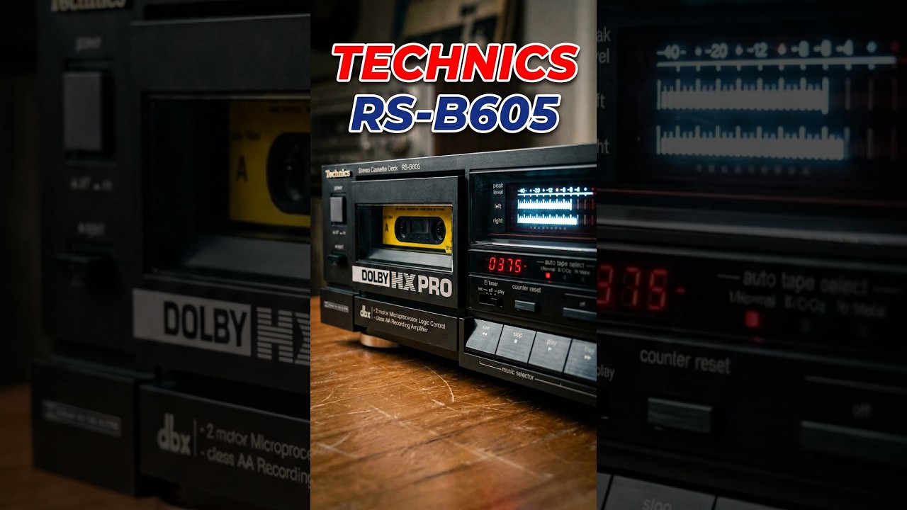 TECHNICS RS B605 ! Remember the Stereo Cassette Deck Class AA