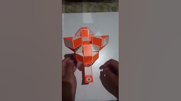 how to make elephant in 72 pieces snake cube #subscribe