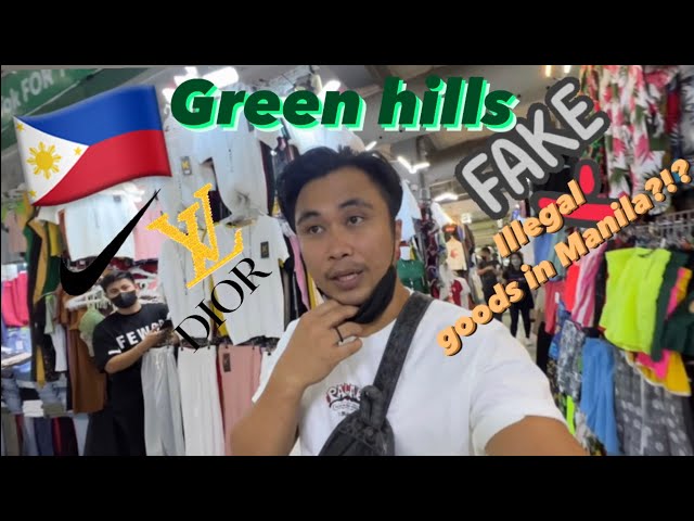 GREEN HILLS MALL!! High-End LUXURY Brand Bootlegs and FAKES 🇵🇭 MANILA  PHILIPPINES!!! 