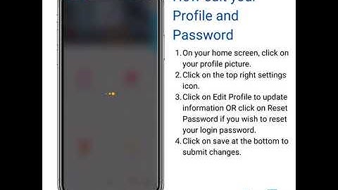 i-Neighbour - Edit Profile & Reset Password