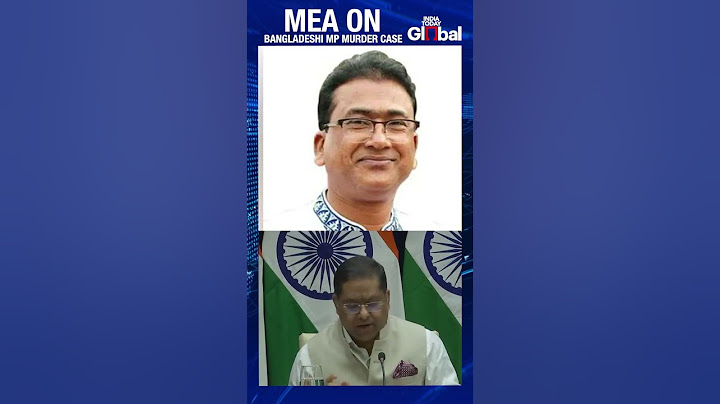 JUST IN: INDIA COOPERATING BANGLADESH ON MP MURDER CASE