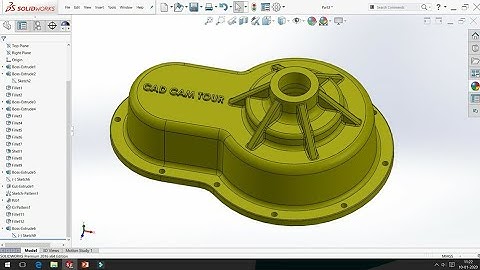 Solidwork tutorial | Engine crankcase