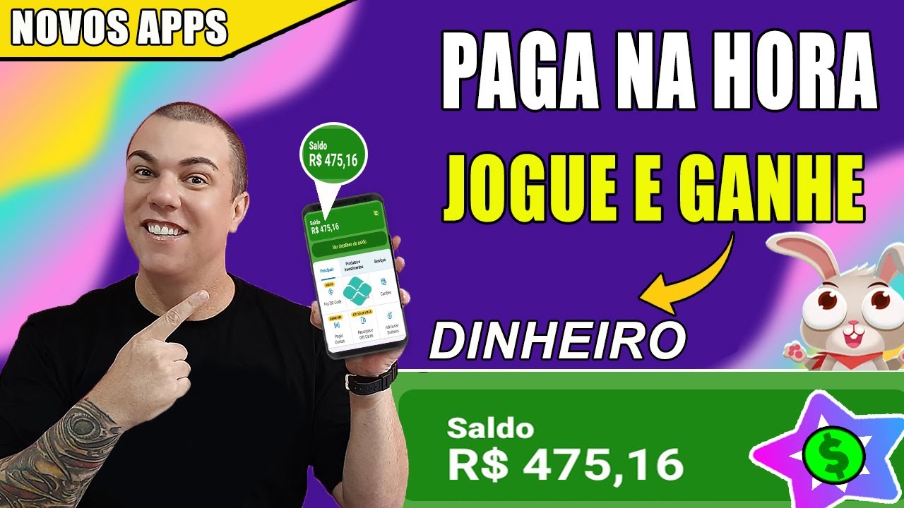 GANHE DINHEIRO RÁPIDO NESSE NOVO APP PAGA NA HORA